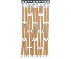 Liso ® Vliegengordijn Liso ® Hulzengordijn LISO 0028 Caramel | Doe-het-zelf pakket