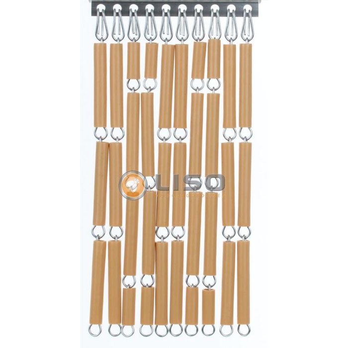 Liso ® Vliegengordijn Liso ® Hulzengordijn LISO 0028 Caramel | Doe-het-zelf pakket