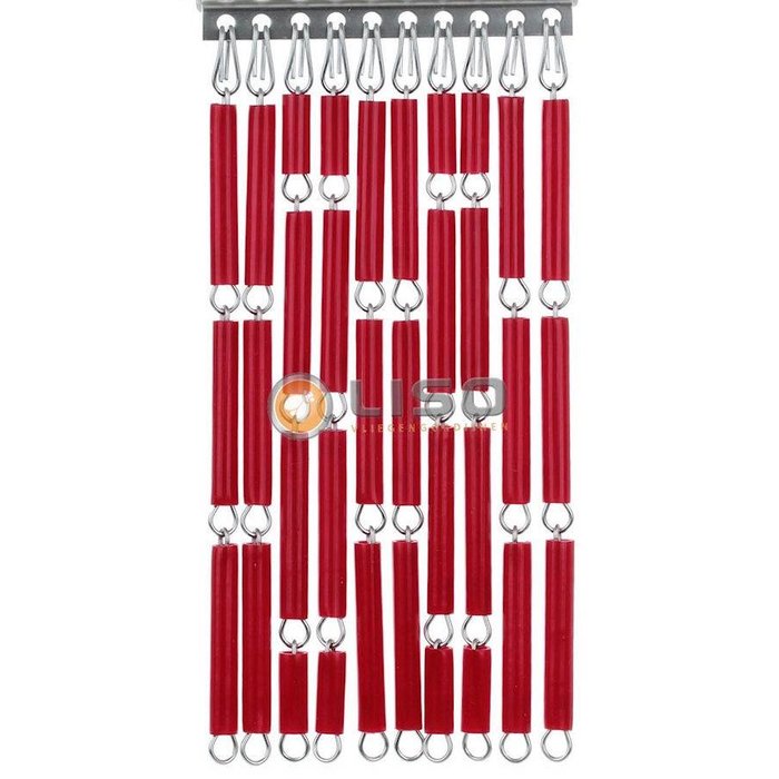 Liso® Vliegengordijn Liso ® Hulzengordijn RAL 3003 Robijnrood | Doe-het-zelf pakket