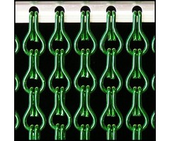 Liso® Aluminium kettinggordijn Aluminium Kettinggordijn Donkergroen Liso® | Op maat gemaakt