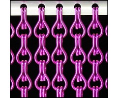 Liso® Aluminium kettinggordijn Kettinggordijn Paars Liso® Aluminium Vliegengordijn | Op maat gemaakt