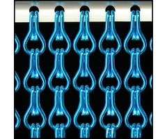 Liso® Aluminium kettinggordijn Kettinggordijn Lichtblauw Liso® Aluminium Vliegengordijn | Op maat gemaakt