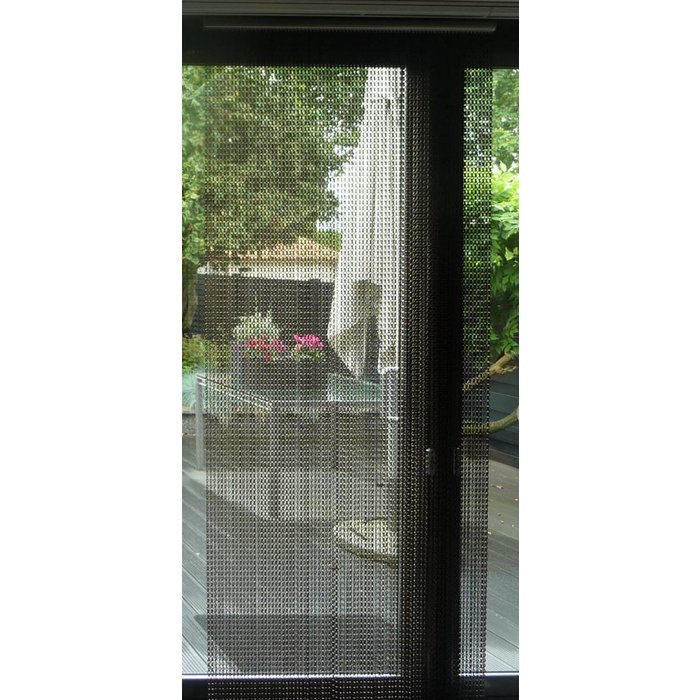 Liso® Aluminium kettinggordijn Aluminium Kettinggordijn Zwart – Liso® Vliegengordijn | Op maat gemaakt