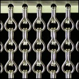 Kettinggordijn Liso ® ANGEBOT Kettenvorhang Silber - fertige 92x209 cm