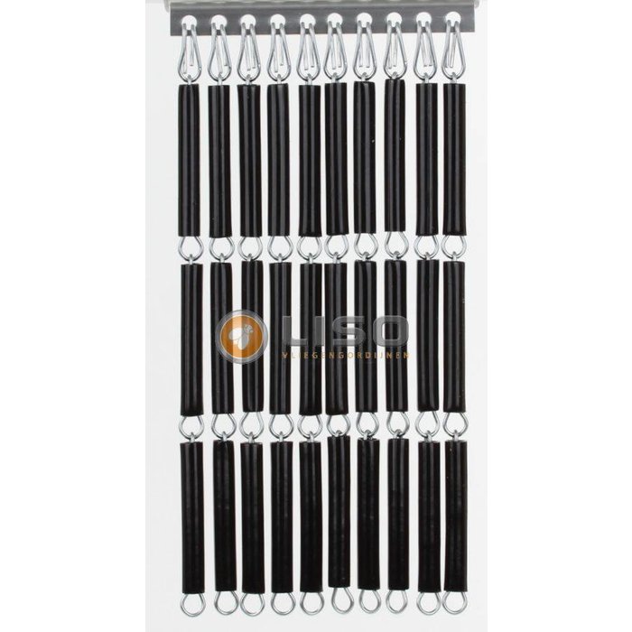 Liso ® Vliegengordijn Liso ® Hulzengordijn RAL 9005 Gitzwart | Doe-het-zelf pakket