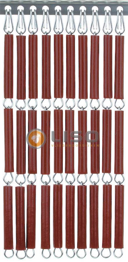 Liso® Vliegengordijn Liso ® Hulzengordijn RAL 4004 Bordeauxpaars | Doe-het-zelf pakket