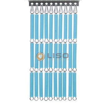 Fliegenvorhang ohne Design: Babyblaues Modell DIY-Paket Liso