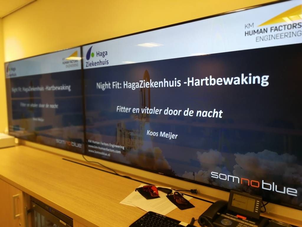 Somnoblue brillen en workshops bij de Hartbewaking van het HagaZiekenhuis 