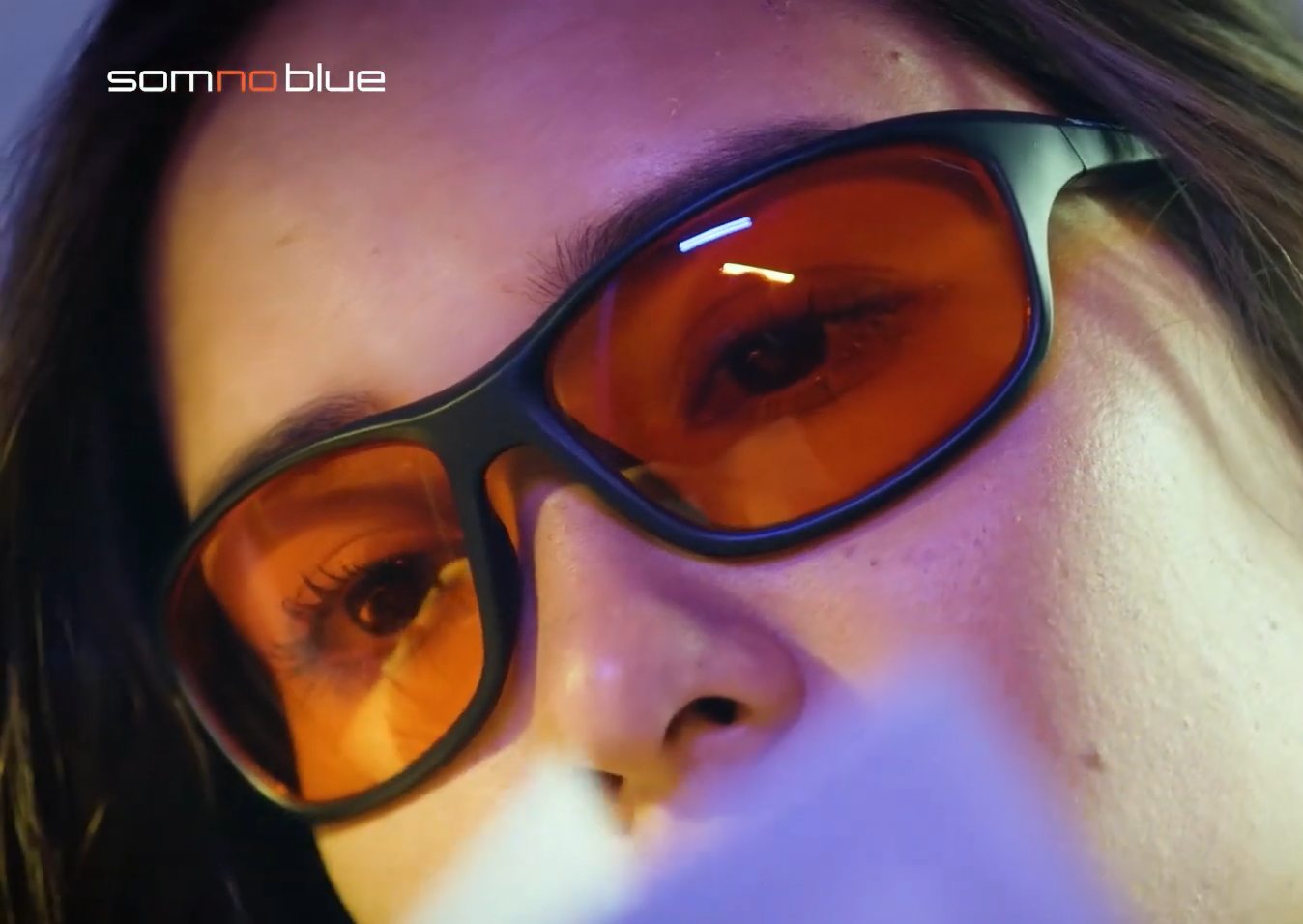 Blauw licht filter bril Slaapbril SB-3 met hardcase