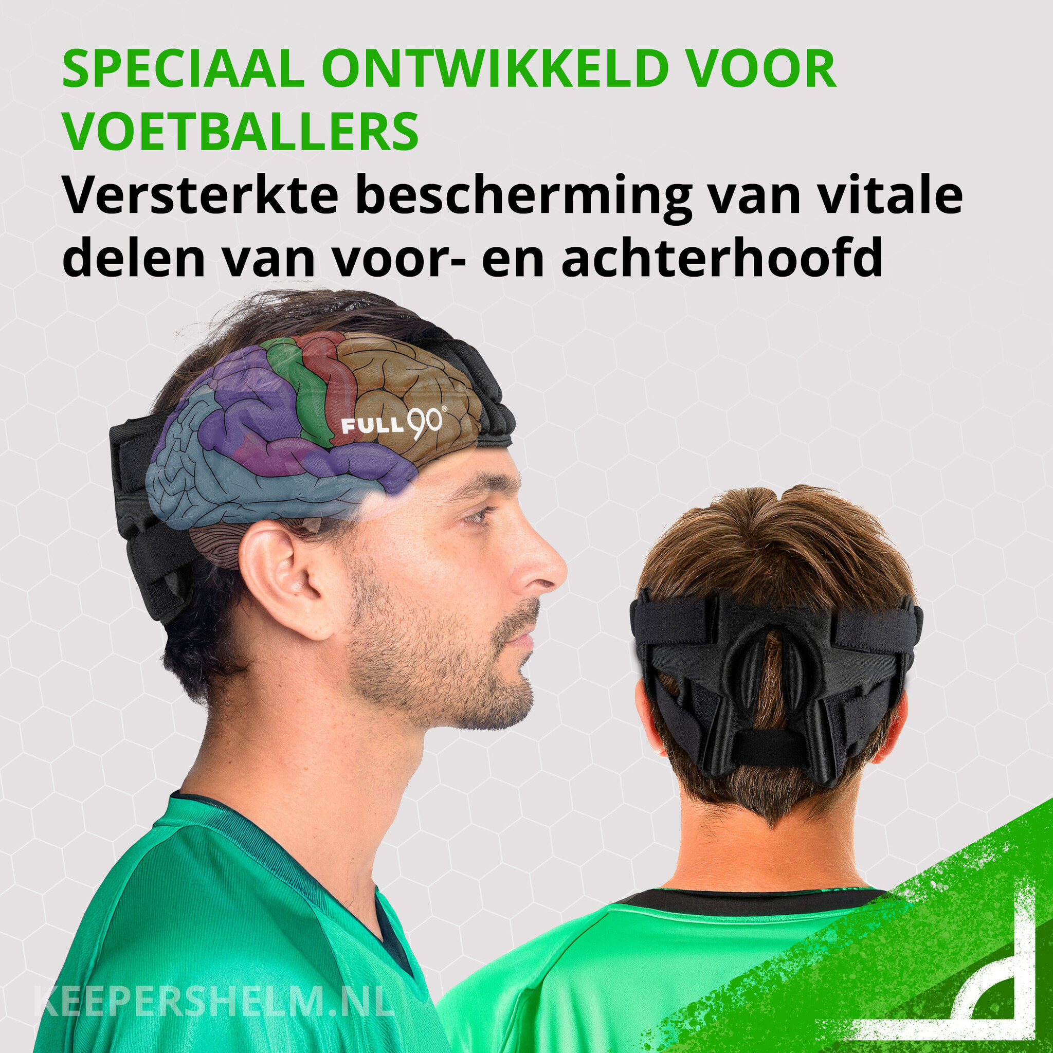 Full90 Beschermende hoofdband Premier Zwart