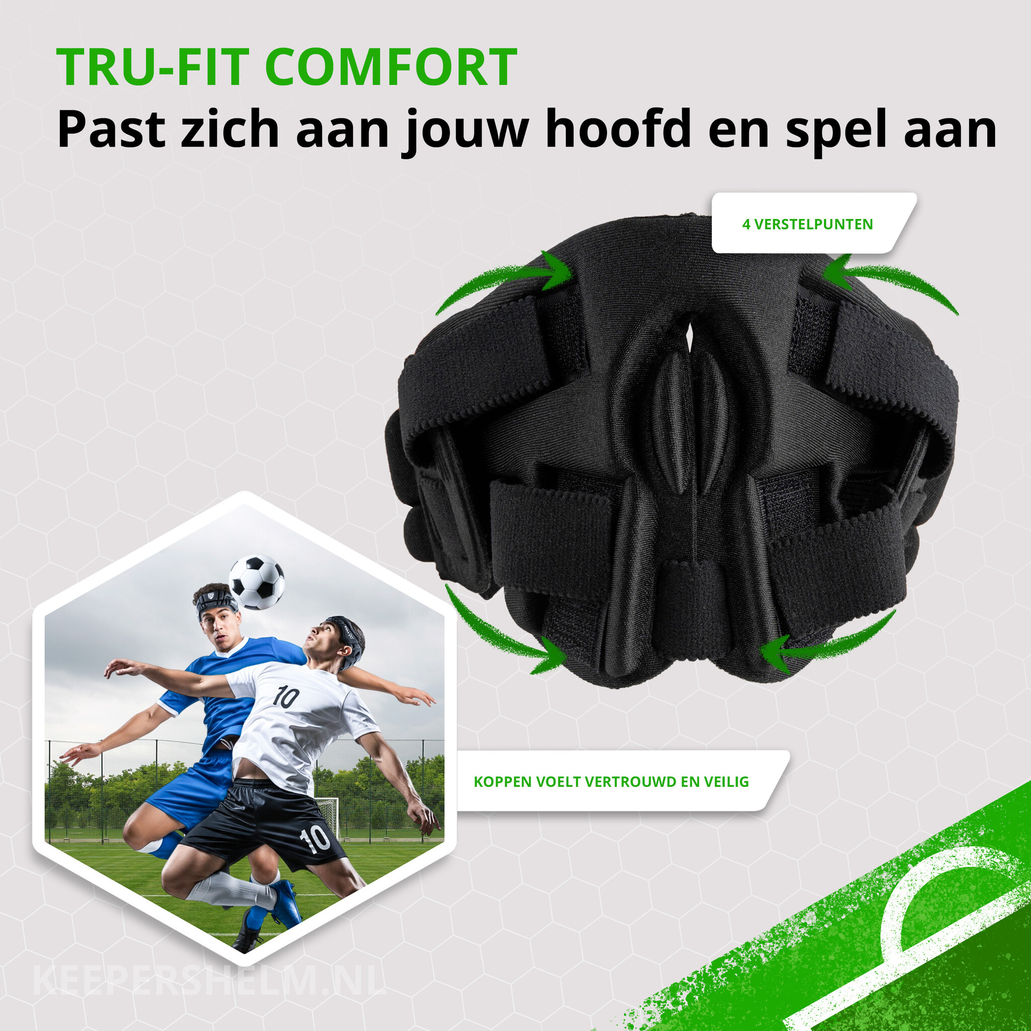 Full90 Beschermende hoofdband Premier Zwart