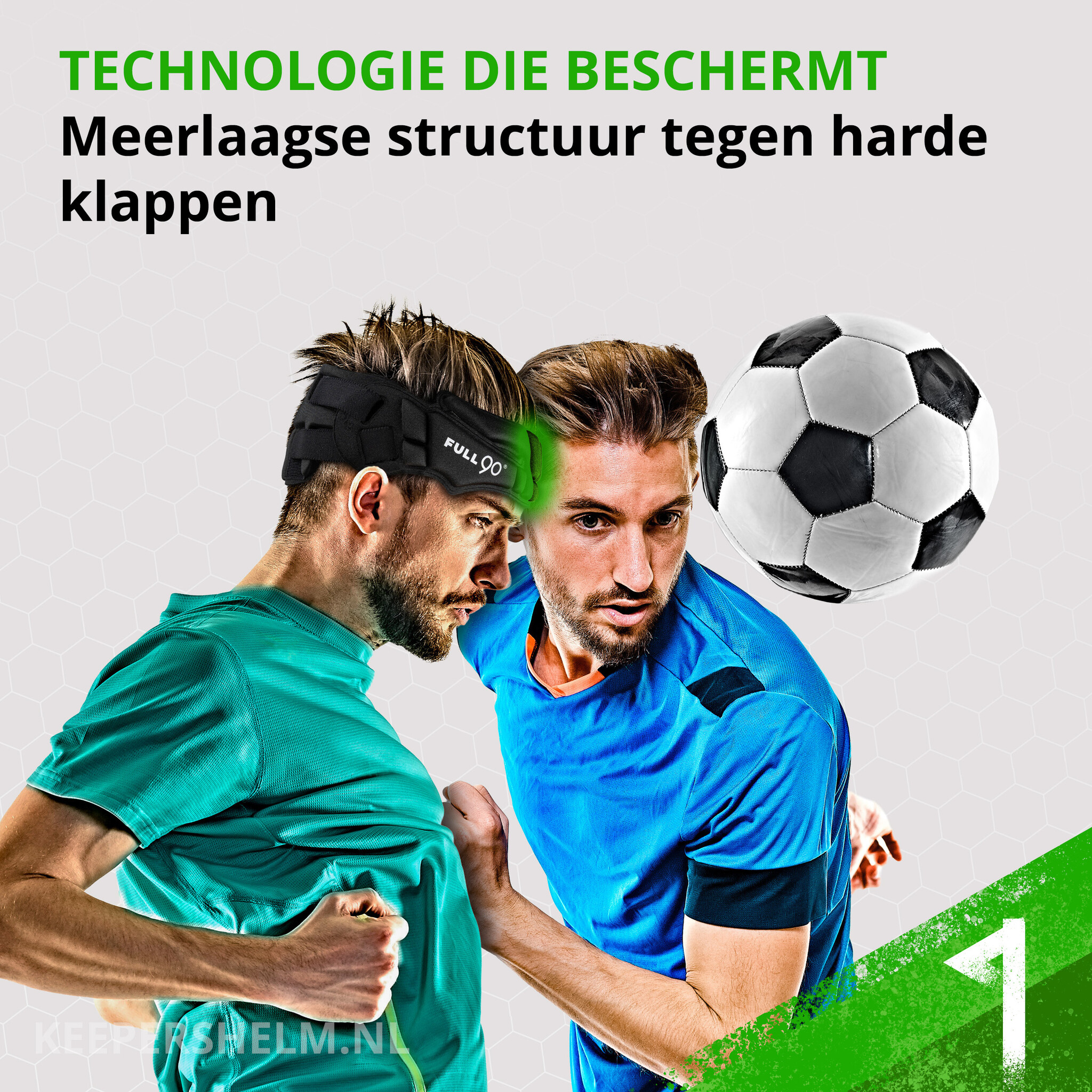 Full90 Beschermende hoofdband Premier Zwart