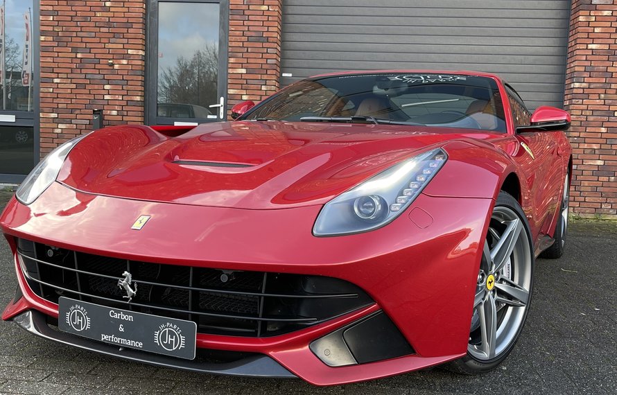 Ferrari F12 fitted with a carbon kit and Capristo exhaust