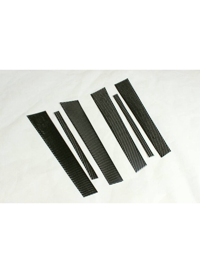 Cubiertas del pilar B de carbono