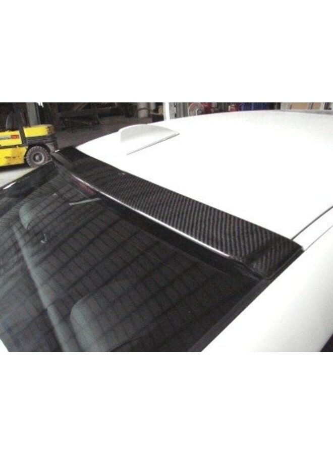 Carbon roof spoiler