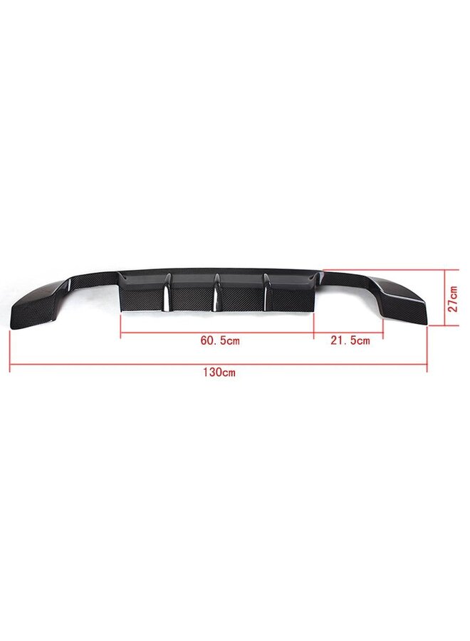 BMW E92 E93 Diffuseur Carbone DTM 4 pots d'échappement