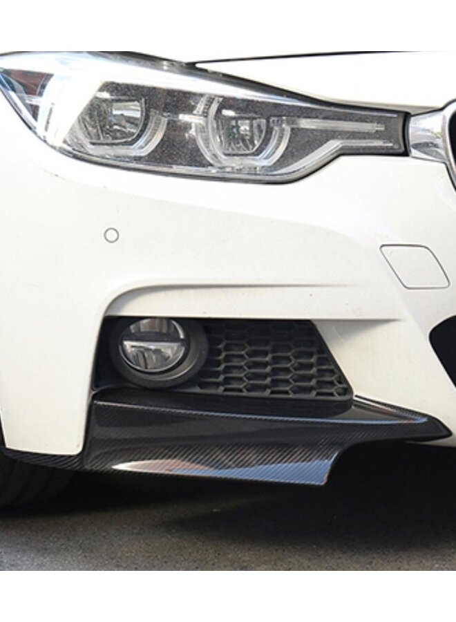 BMW 3 Serie F30 F31 carbon bumper splitterCarbon splitter