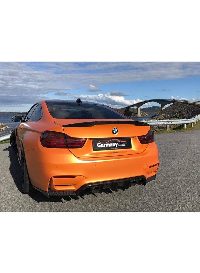 Bmw m4 on sale v style diffuser