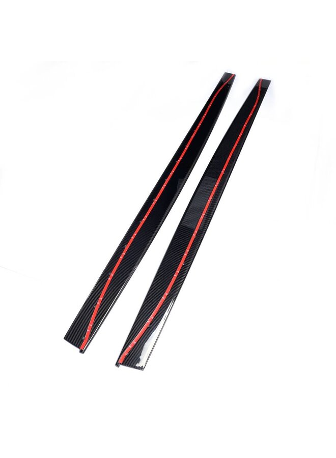 Carbon F82 F83 M4 side skirt extension