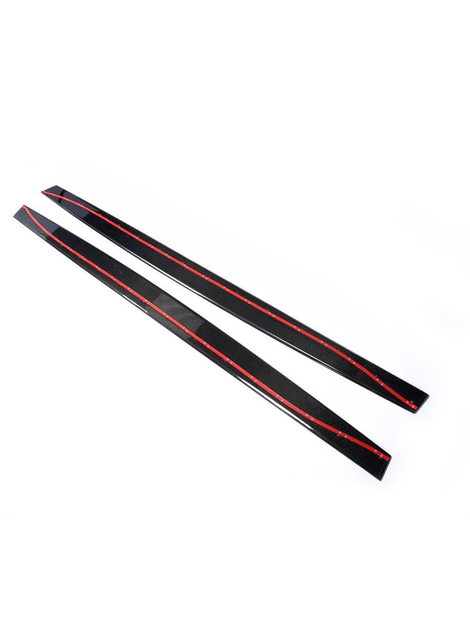 Carbon F82 F83 M4 side skirt extension