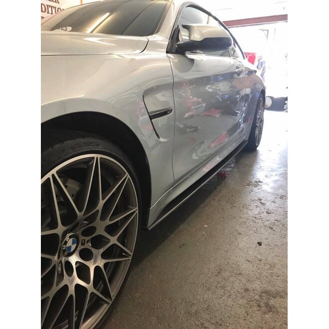 Carbon F82 F83 M4 sideskirt extension