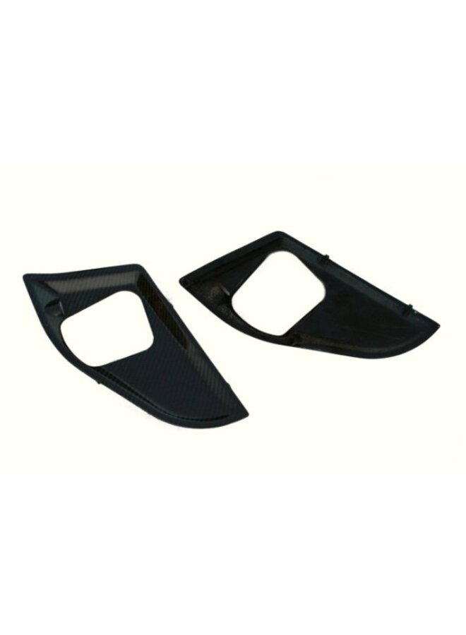 Carbon bonnet lock cover