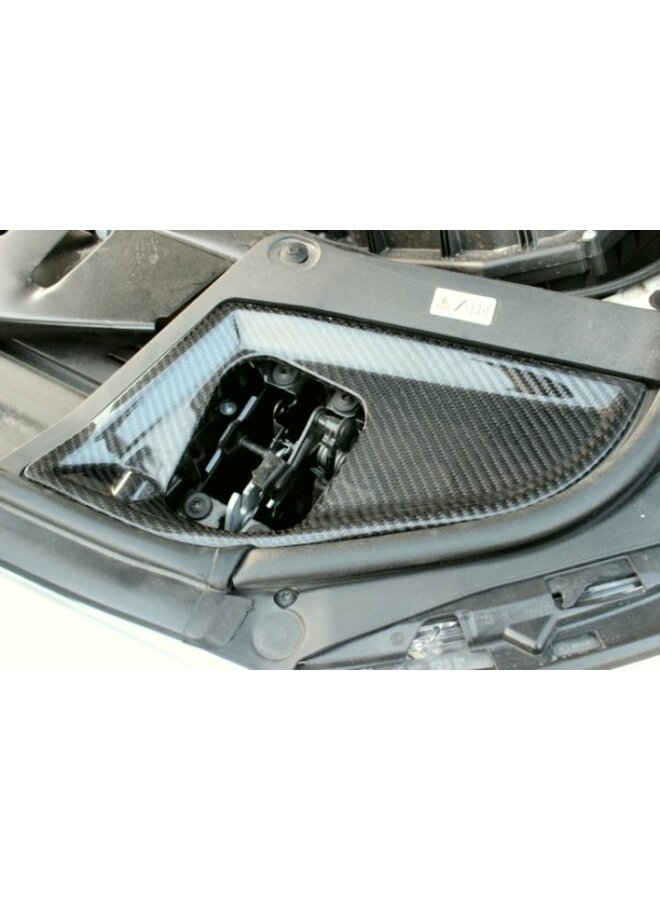 Carbon motorkapslot cover