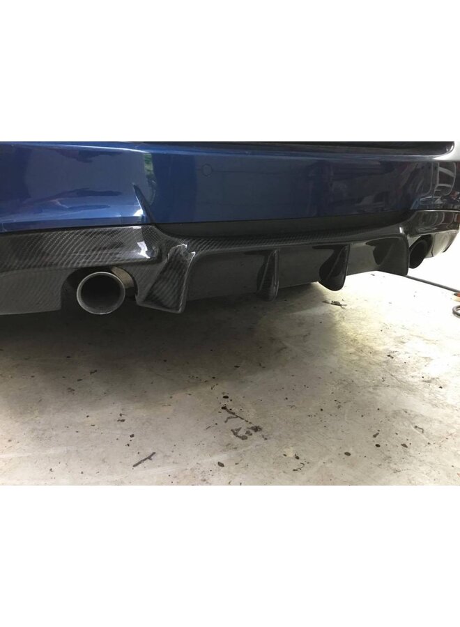 Difusor estilo DTM em carbono BMW Série 3 E90 E91