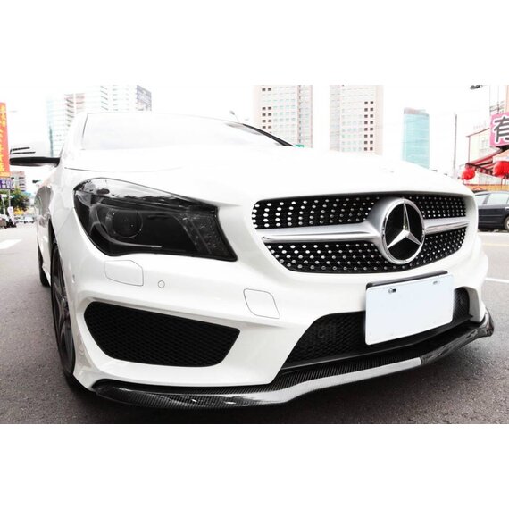 Lèvre avant en carbone Mercedes W176 W177 Classe A et CLA