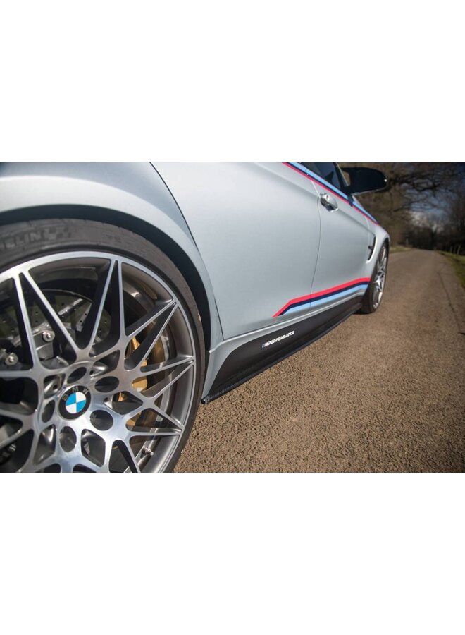 Extensão da saia lateral BMW F80 M3 em carbono