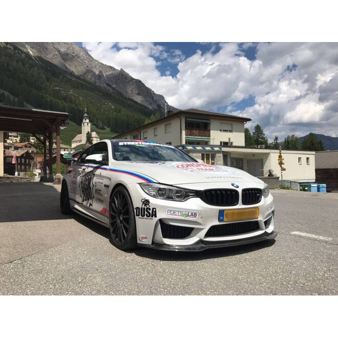 Labio delantero estilo V de carbono BMW F80 F82 F83 M3 M4