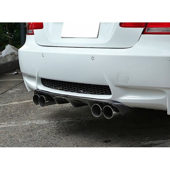 BMW E90 E92 E93 Diffuseur style V carbone