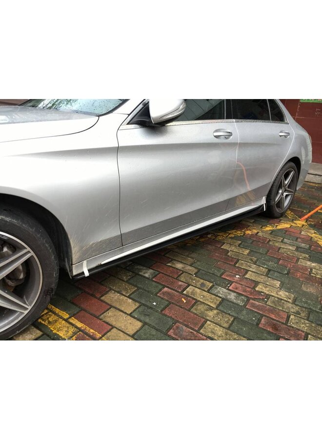 Extensions de jupe latérale en carbone