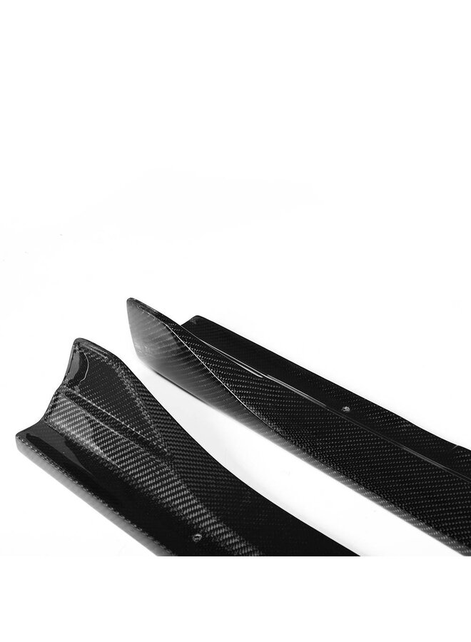 Carbon sideskirt extensions