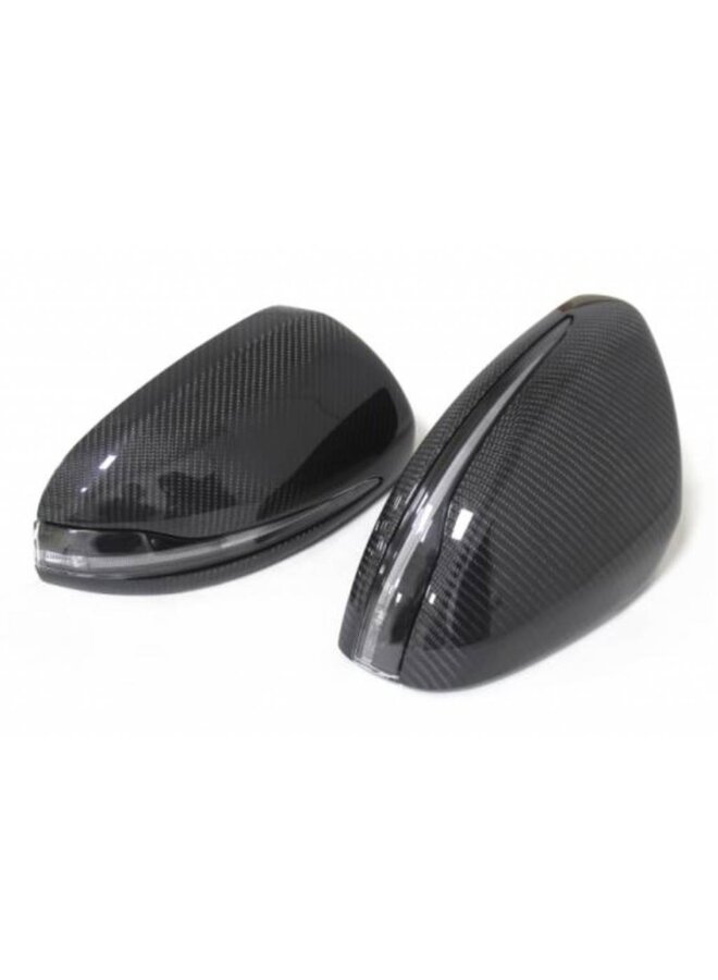 Carbon mirror covers Mercedes Benz W205 c class