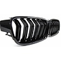 Hoogglans zwarte dubbel spijls M look grill nieren BMW 3 Serie F30 F31