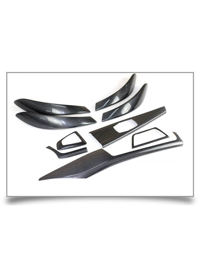 Carbon interior mouldings