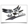 Carbon interior mouldings