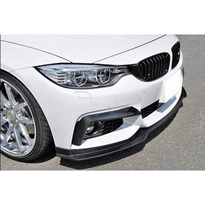 BMW F32 F33 F36 Lábio dianteiro estilo Carbono V