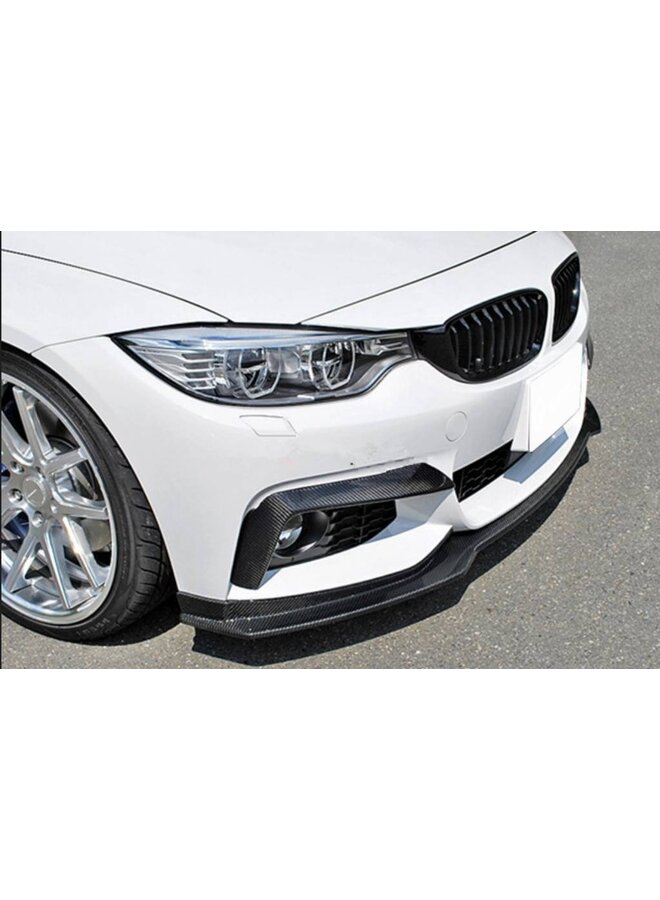 BMW F32 F33 F36 Carbon V style front lip