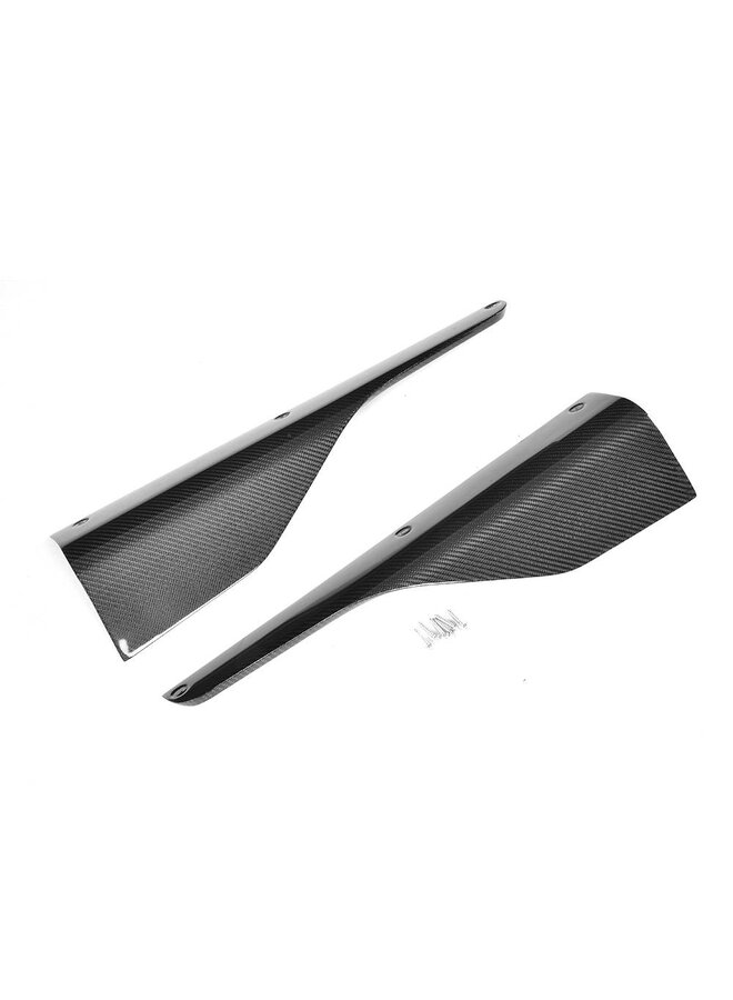 Carbon M performance style side skirt extension F87 M2