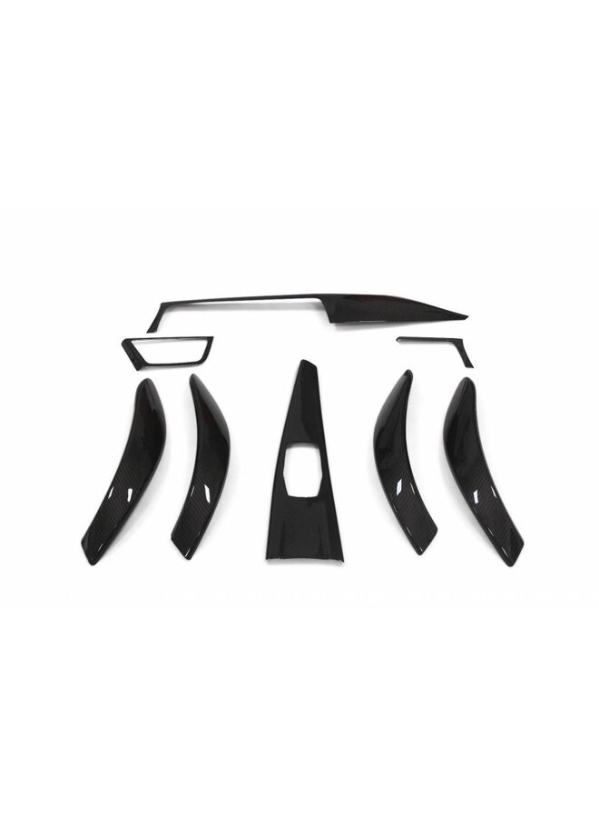 Acabamento interior em fibra de carbono para BMW Série 3 F30 F31
