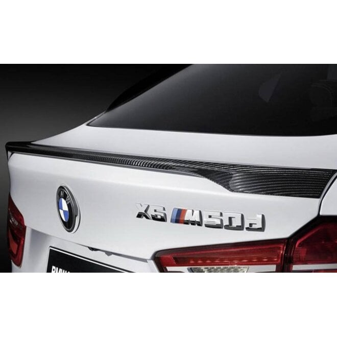 BMW X6 F16 Carbon M performance spoiler