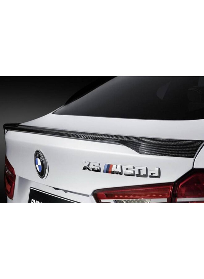 BMW X6 F16 Carbon M performance spoiler