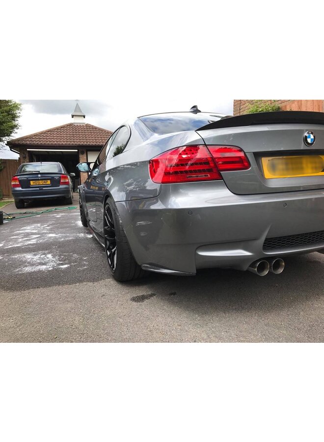 BMW Carbon achter bumper splitter E9x M3