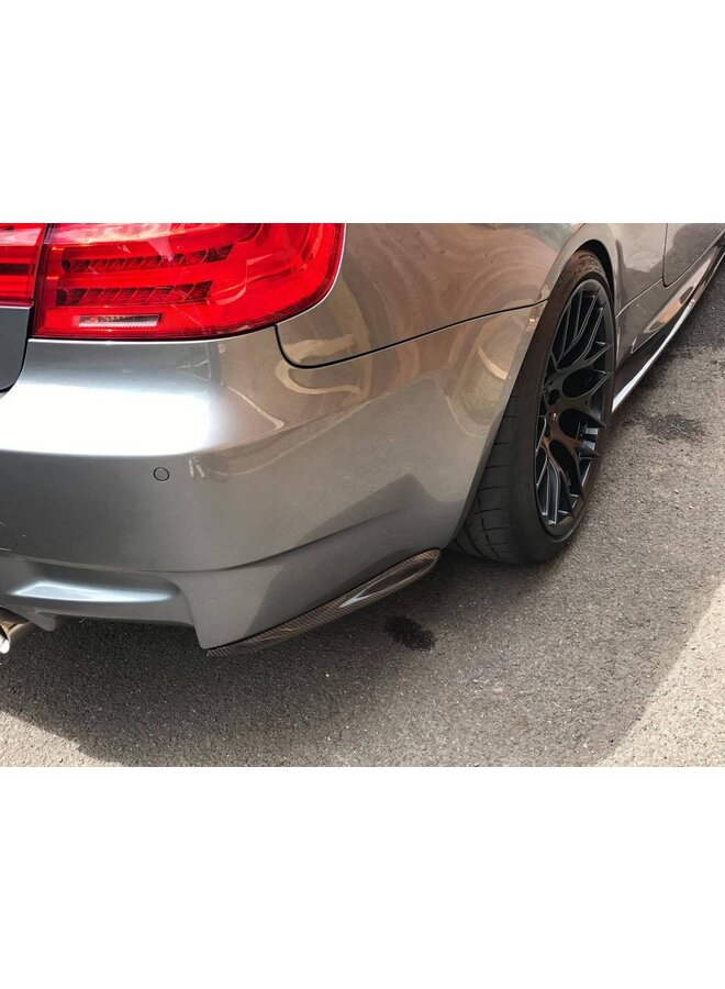 BMW Carbon rear bumper splitter E9x M3