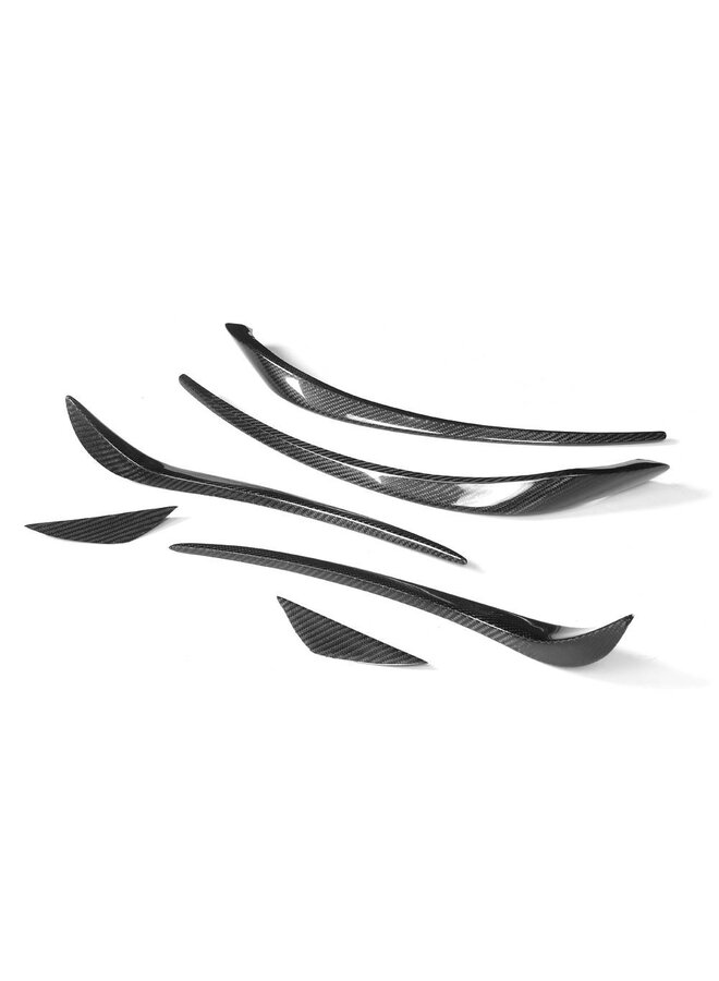 Divisor de parachoques delantero de carbono W117 CLA