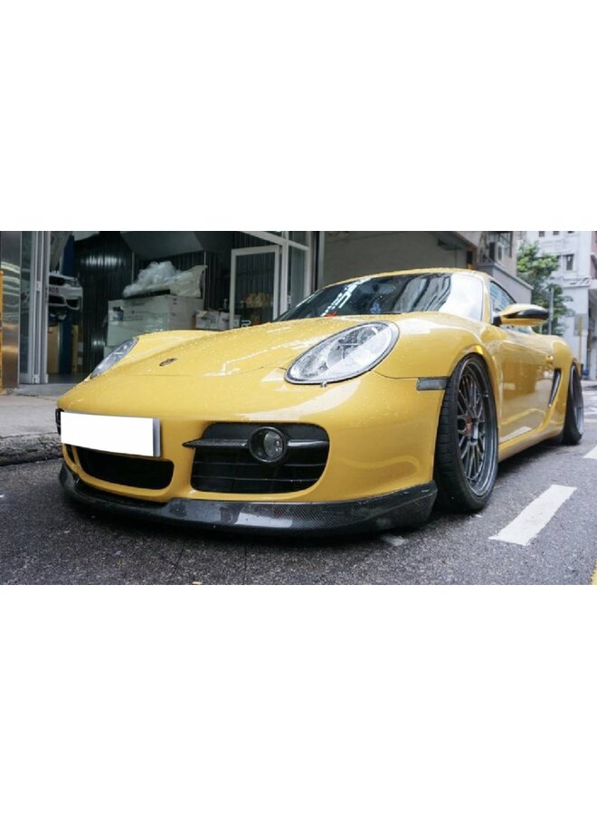 Carbon A Style front lip 987 Boxster