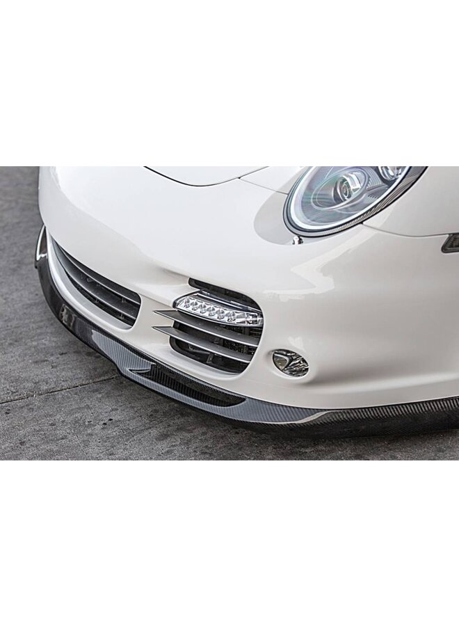 Carbon B Style front lip 997 911