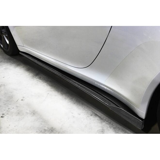Extensão da saia lateral em carbono